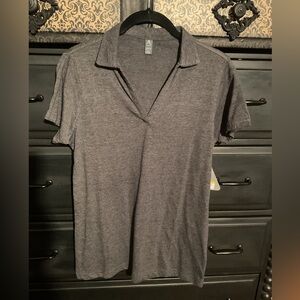 Apex Gray Relaxed Fit Polo Shirt